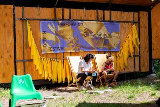 Festivalzentrum im Oyoun Berlin