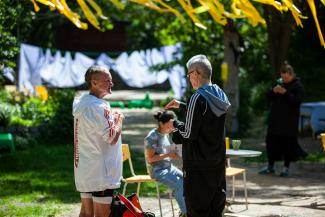 Festivalzentrum im Circus Schatzinsel
