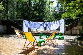 Festivalzentrum im Circus Schatzinsel