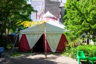 Festivalzentrum im Circus Schatzinsel 