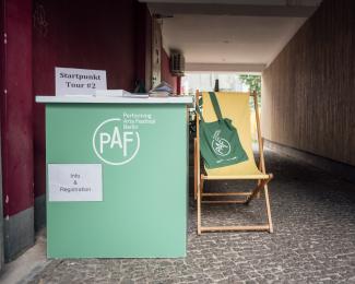 Festivalzentrum im Ballhaus Prinzenallee